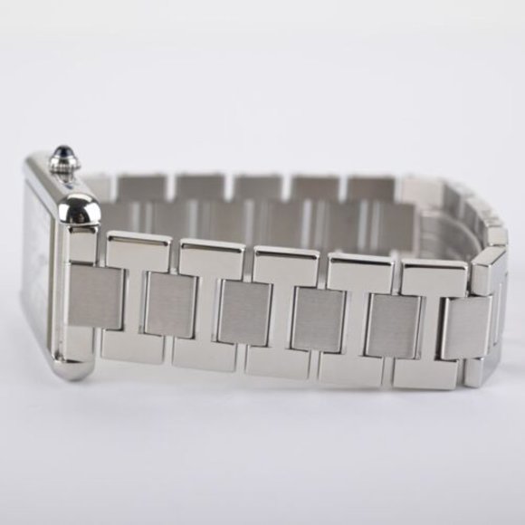 Cartier Tank Solo 3170 24X31mm Stainless Steel Watch W/ Box & Papers - Picture 6 of 9